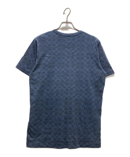 COACH（コーチ）COACH (コーチ) シグネチャーTシャツ ネイビー サイズ:Sの古着・服飾アイテム