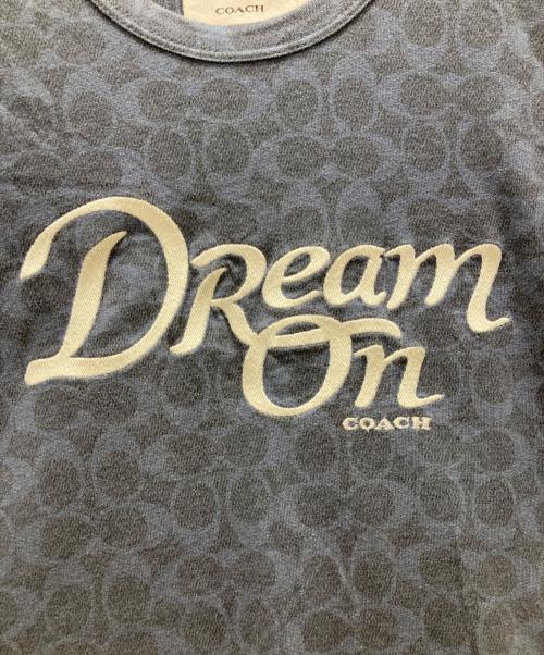 COACH（コーチ）COACH (コーチ) シグネチャーTシャツ ネイビー サイズ:Sの古着・服飾アイテム