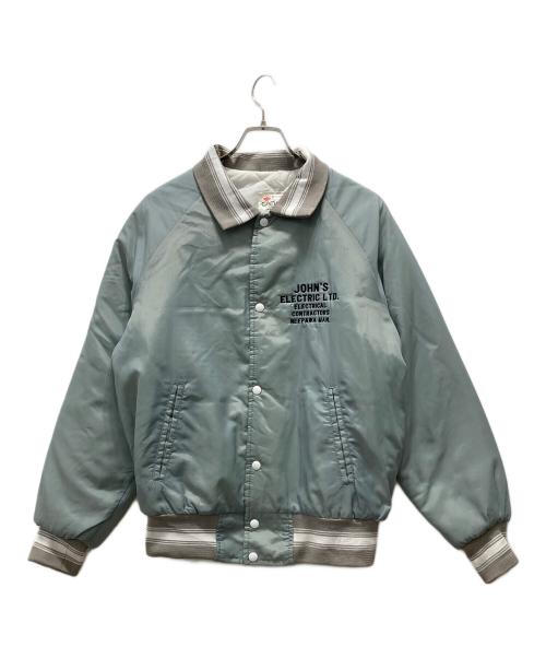 canada sportswear（カナダ スポーツウェア）canada sportswear (カナダ スポーツウェア) ナイロンスタジャン グレー サイズ:Mの古着・服飾アイテム