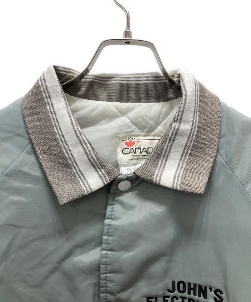 canada sportswear（カナダ スポーツウェア）canada sportswear (カナダ スポーツウェア) ナイロンスタジャン グレー サイズ:Mの古着・服飾アイテム