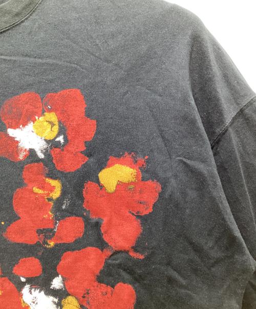 ALMOSTBLACK（オールモストブラック）ALMOSTBLACK (オールモストブラック) CREW NECK FADE PRINT T ブラック サイズ:2の古着・服飾アイテム