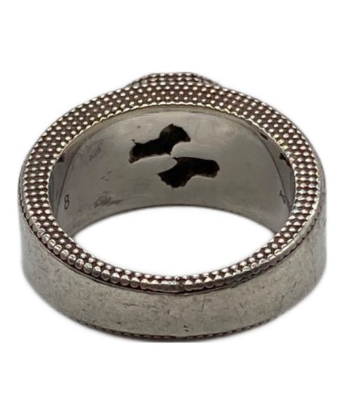 GUCCI（グッチ）GUCCI (グッチ) インターロッキングGロゴリング シルバー色 サイズ:８の古着・服飾アイテム