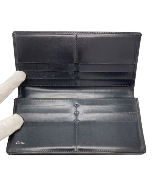 Cartier（カルティエ）Cartier (カルティエ) 長財布 ブラックの古着・服飾アイテム