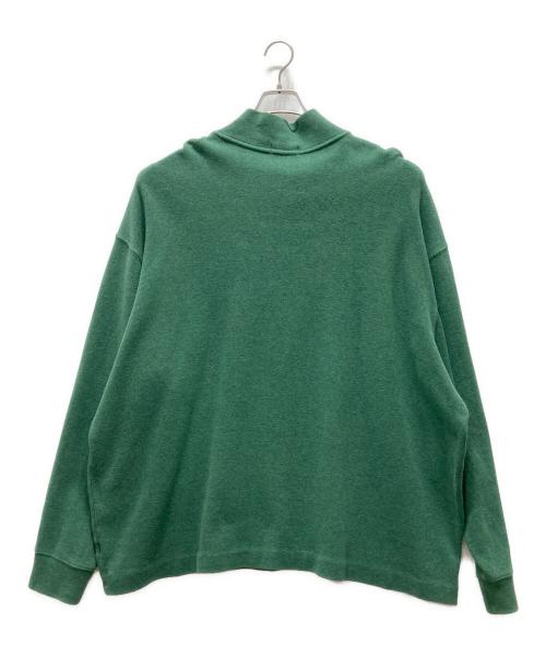 POLO RALPH LAUREN（ポロ・ラルフローレン）POLO RALPH LAUREN (ポロ・ラルフローレン) ハーフジップスウェット グリーン サイズ:3XBの古着・服飾アイテム