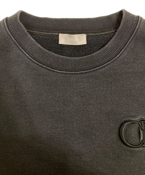 Dior（ディオール）DIOR (ディオール) CDロゴスウェット ブラック サイズ:XLの古着・服飾アイテム