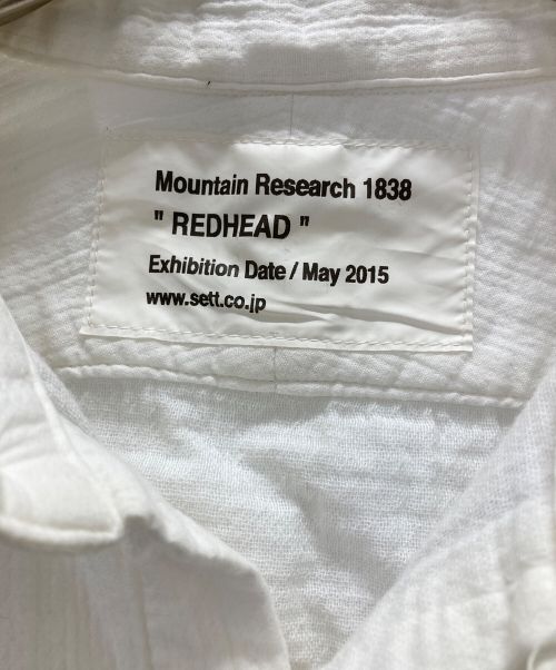 MOUNTAIN RESEARCH（マウンテンリサーチ）MOUNTAIN RESEARCH (マウンテンリサーチ) GAME SHIRT/ゲームシャツ ホワイト サイズ:Mの古着・服飾アイテム