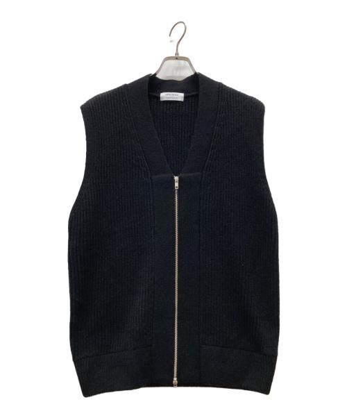 hotel palace（ホテルプレイス）HOTEL PALACE (ホテルプレイス) ニットベスト ブラック サイズ:Mの古着・服飾アイテム