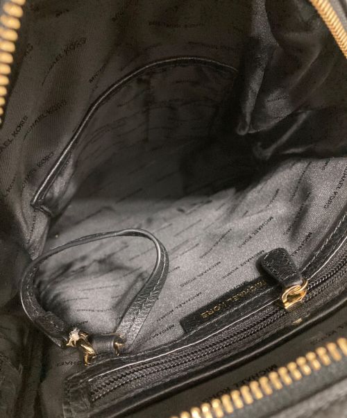MICHAEL KORS（マイケル・コース）MICHAEL KORS (マイケルコース) RHEA ZIP リュック ブラックの古着・服飾アイテム