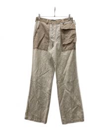 NULABEL CM1YOK42（ニューレーベルシーエム1ワイ0ケイ42）の古着「スラックス」｜ブラウン