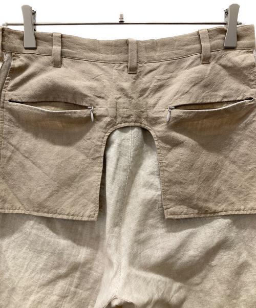 NULABEL CM1YOK42（ニューレーベルシーエム1ワイ0ケイ42）NULABEL CM1YOK42 (ニューレーベルシーエム1ワイ0ケイ42) スラックス ブラウン サイズ:Sの古着・服飾アイテム