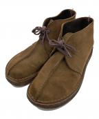 CLARKSクラークス）の古着「デザートトレックブーツ」｜ブラウン