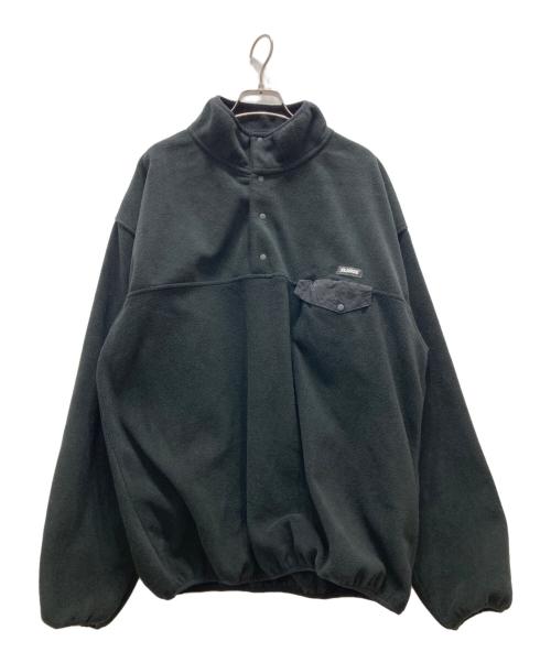 X-LARGE（エクストララージ）X-LARGE (エクストララージ) フリース ハーフスナップスウェット ブラック サイズ:XLの古着・服飾アイテム
