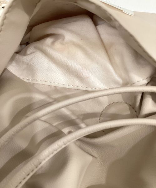 beautiful people（ビューティフルピープル）beautiful people (ビューティフルピープル) 巾着バッグ ベージュ サイズ:Fの古着・服飾アイテム