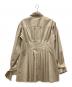ANAYI (アナイ) コンパクト ツイル ペプラム ブラウス ベージュ サイズ:38：5000円