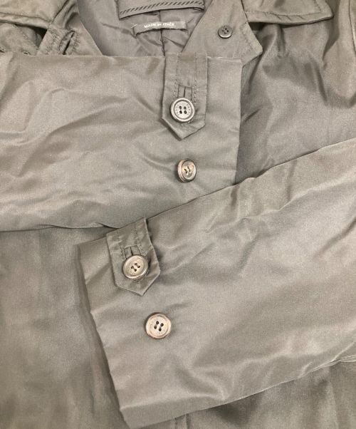 PRADA（プラダ）PRADA (プラダ) プレート付ナイロンステンカラーコート ブラック サイズ:38の古着・服飾アイテム