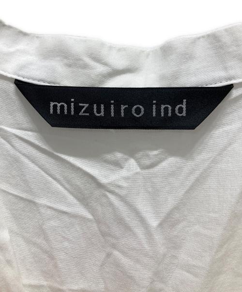 mizuiro-ind（ミズイロインド）mizuiro-ind (ミズイロインド) シャツワンピース ホワイト サイズ:表記サイズ無しの古着・服飾アイテム