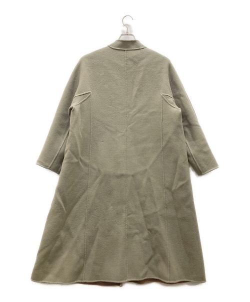 ADIEU TRISTESSE（アデュートリステス）ADIEU TRISTESSE (アデュートリステス) ダブルフェイスロングコート ブラウン×カーキ サイズ:不明の古着・服飾アイテム