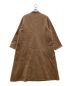 ADIEU TRISTESSE (アデュートリステス) ダブルフェイスロングコート ブラウン×カーキ サイズ:不明：4000円