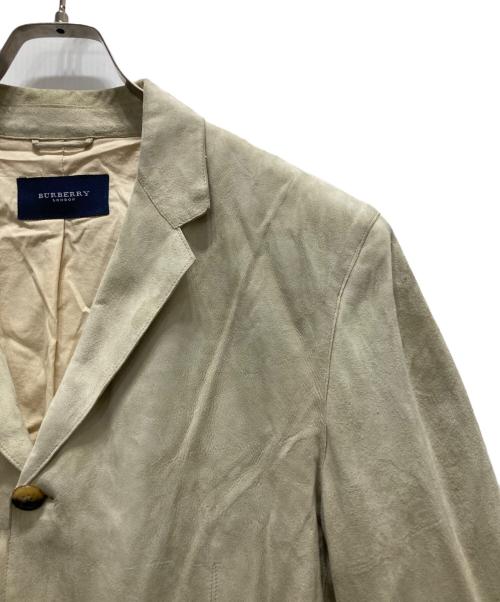 BURBERRY LONDON（バーバリーロンドン）BURBERRY LONDON (バーバリーロンドン) スエードテーラードジャケット ベージュ サイズ:50の古着・服飾アイテム