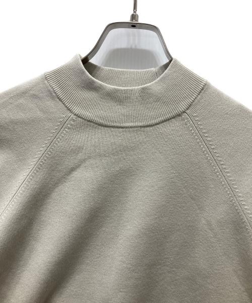 Mila Owen（ミラオーウェン）Mila Owen (ミラオーウェン) 構築ラグランスリーブニットプルオーバー ベージュの古着・服飾アイテム