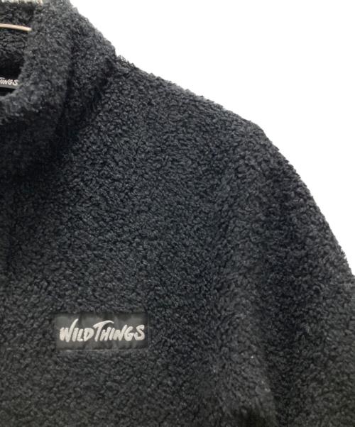 Mt Design 3776（マウントデザイン3776）Mt Design 3776 (マウントデザイン3776) WILD THINGS (ワイルドシングス) ボアコート ブラック サイズ:38の古着・服飾アイテム