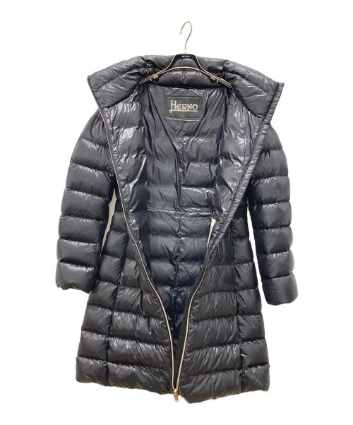 HERNO（ヘルノ）HERNO (ヘルノ) ダウンコート ブラック サイズ:44の古着・服飾アイテム