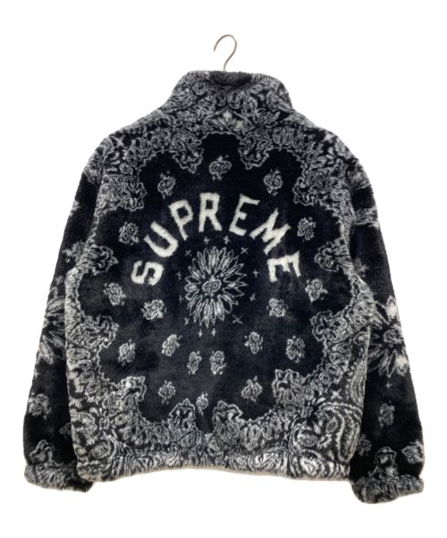 SUPREME（シュプリーム）SUPREME (シュプリーム) 21SS Bandana Faux Fur Bomber Jacket ブラック サイズ:Lの古着・服飾アイテム