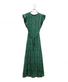 Snidel（スナイデル）の古着「ランダムドットワンピース」｜グリーン