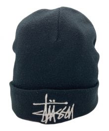 stussy（ステューシー）の古着「ニット帽」｜ブラック