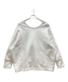 LE PHIL（ル フィル）の古着「バックオープンスウェット」｜ホワイト