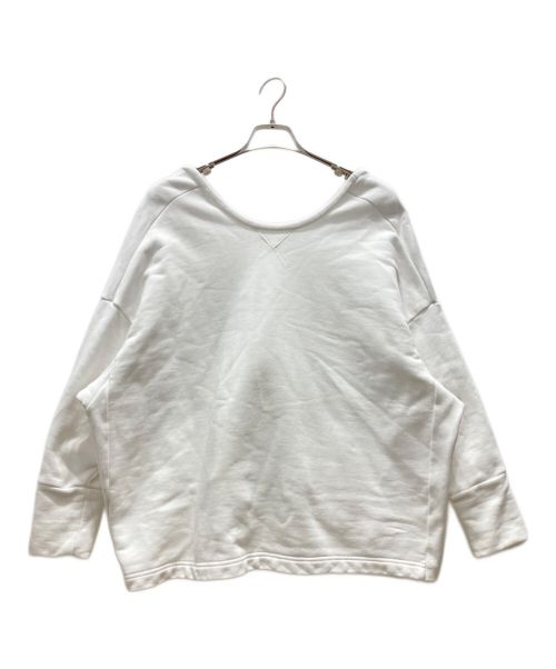 LE PHIL（ル フィル）LE PHIL (ル フィル) バックオープンスウェット ホワイト サイズ:FREEの古着・服飾アイテム