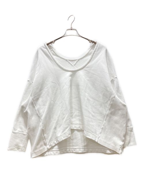 LE PHIL（ル フィル）LE PHIL (ル フィル) バックオープンスウェット ホワイト サイズ:FREEの古着・服飾アイテム