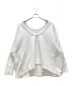 LE PHIL (ル フィル) バックオープンスウェット ホワイト サイズ:FREE：4500円