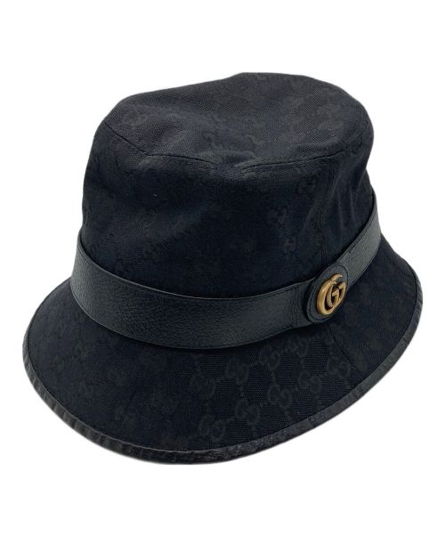 GUCCI（グッチ）GUCCI (グッチ) フェドラーハット ブラック サイズ:58cmの古着・服飾アイテム