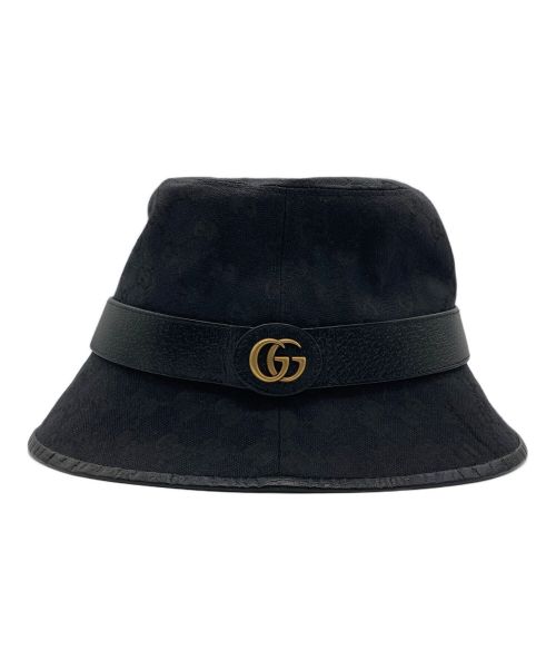 GUCCI（グッチ）GUCCI (グッチ) フェドラーハット ブラック サイズ:58cmの古着・服飾アイテム