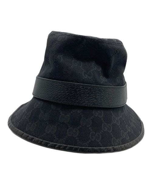 GUCCI（グッチ）GUCCI (グッチ) フェドラーハット ブラック サイズ:58cmの古着・服飾アイテム