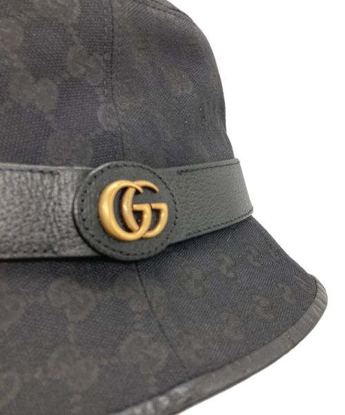 GUCCI（グッチ）GUCCI (グッチ) フェドラーハット ブラック サイズ:58cmの古着・服飾アイテム