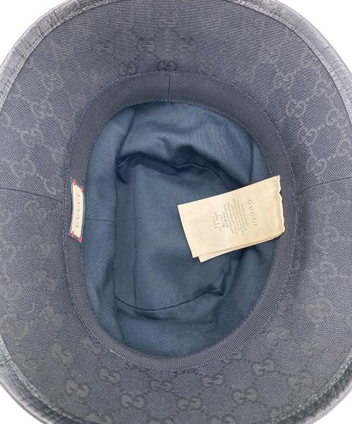 GUCCI（グッチ）GUCCI (グッチ) フェドラーハット ブラック サイズ:58cmの古着・服飾アイテム