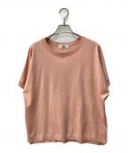 J.PRESSジェイプレス）の古着「レーヨンエリートストレッチ ドルマン ニット Tシャツ」｜ピンク