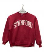 RUSSELL ATHLETICラッセルアスレチック）の古着「USA製カレッジスウェット/スタンフォード」｜レッド