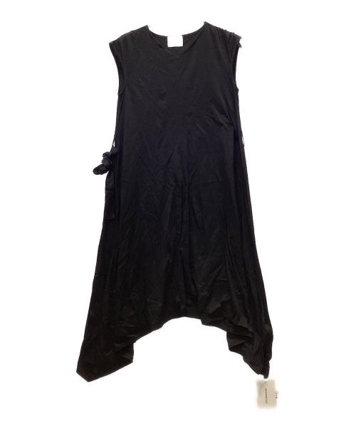 MIDIUMISOLID（ミディウミソリッド）MIDIUMISOLID (ミディウミソリッド) ノースリーブワンピース ブラック サイズ:F 未使用品の古着・服飾アイテム