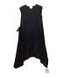 MIDIUMISOLID（ミディウミソリッド）の古着「ノースリーブワンピース」｜ブラック