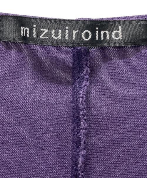 mizuiro-ind（ミズイロインド）mizuiro-ind (ミズイロインド) フレンチスリーブワンピース パープル サイズ:表記サイズ無しの古着・服飾アイテム