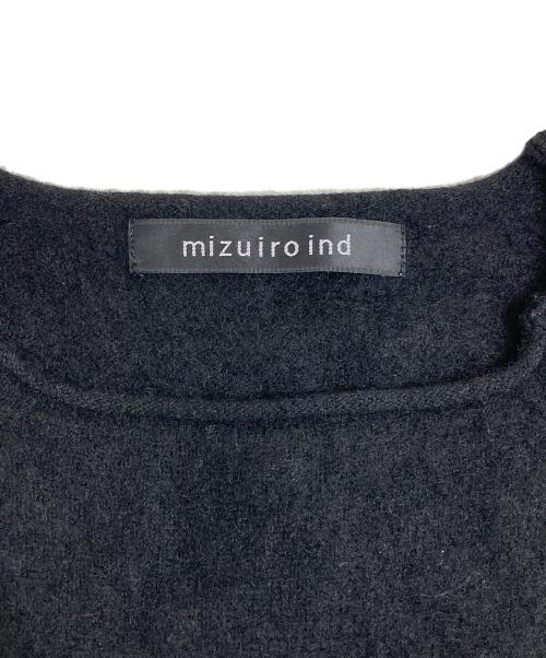 mizuiro-ind（ミズイロインド）mizuiro-ind (ミズイロインド) ニット ブラック サイズ:表記サイズ無しの古着・服飾アイテム