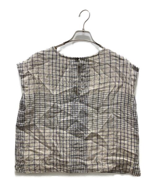 ichi（イチ）ichi (イチ) セットアップブラウス ベージュ サイズ:FREEの古着・服飾アイテム