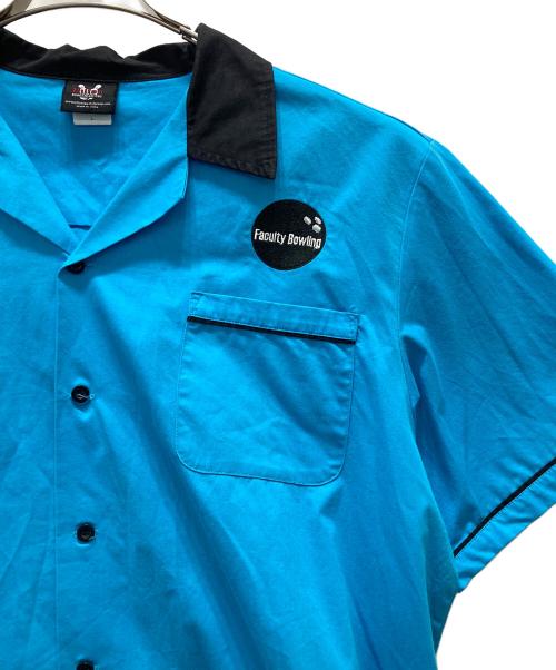 Hilton（ヒルトン）Hilton (ヒルトン) ボーリングシャツ スカイブルー サイズ:Lの古着・服飾アイテム