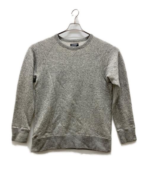 LOOPWHEELER（ループウィラー）LOOPWHEELER (ループウィラー) LOWERCASE (ロウワーケース) ウール混ラグランスウェット グレー サイズ:Lの古着・服飾アイテム