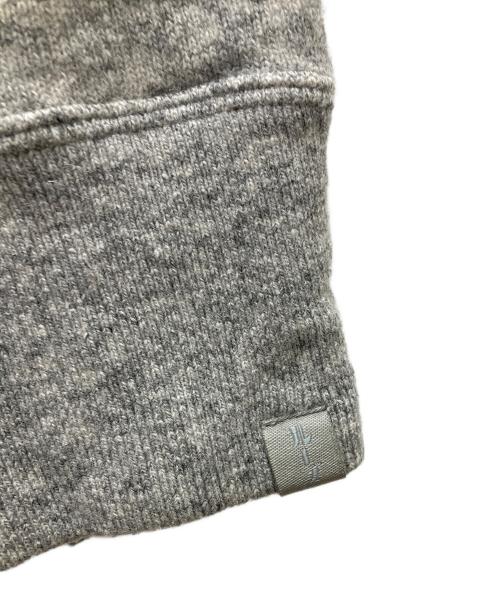 LOOPWHEELER（ループウィラー）LOOPWHEELER (ループウィラー) LOWERCASE (ロウワーケース) ウール混ラグランスウェット グレー サイズ:Lの古着・服飾アイテム