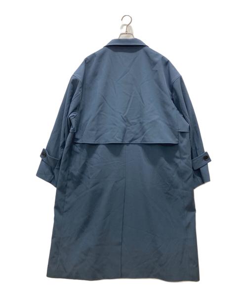 JUN RED（ジュン レッド）JUN RED (ジュン レッド) スムースタッチスタンドオーバーコート ネイビー サイズ:Lの古着・服飾アイテム