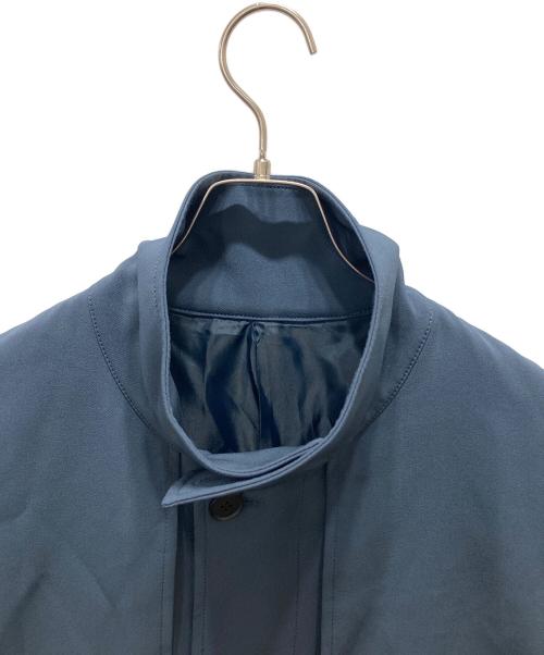 JUN RED（ジュン レッド）JUN RED (ジュン レッド) スムースタッチスタンドオーバーコート ネイビー サイズ:Lの古着・服飾アイテム